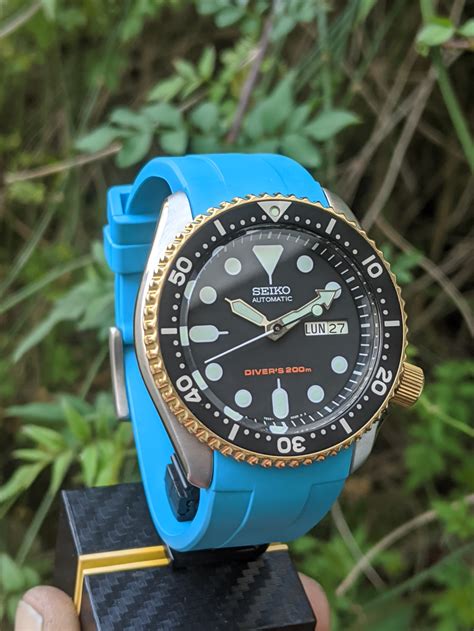 seiko skx007 rolex type bezel mod